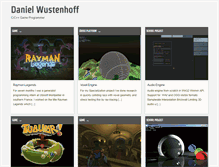 Tablet Screenshot of danielwustenhoff.com